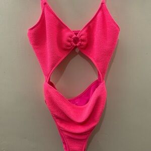 PacSun Pink One Piece Swimsuit